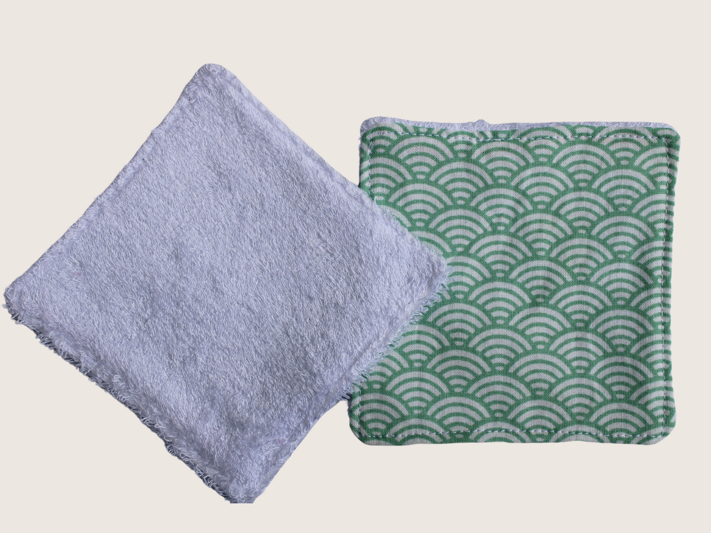 Lingettes en coton lavables