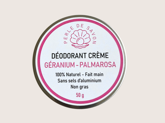 Déodorant crème Géranium-Palmarosa