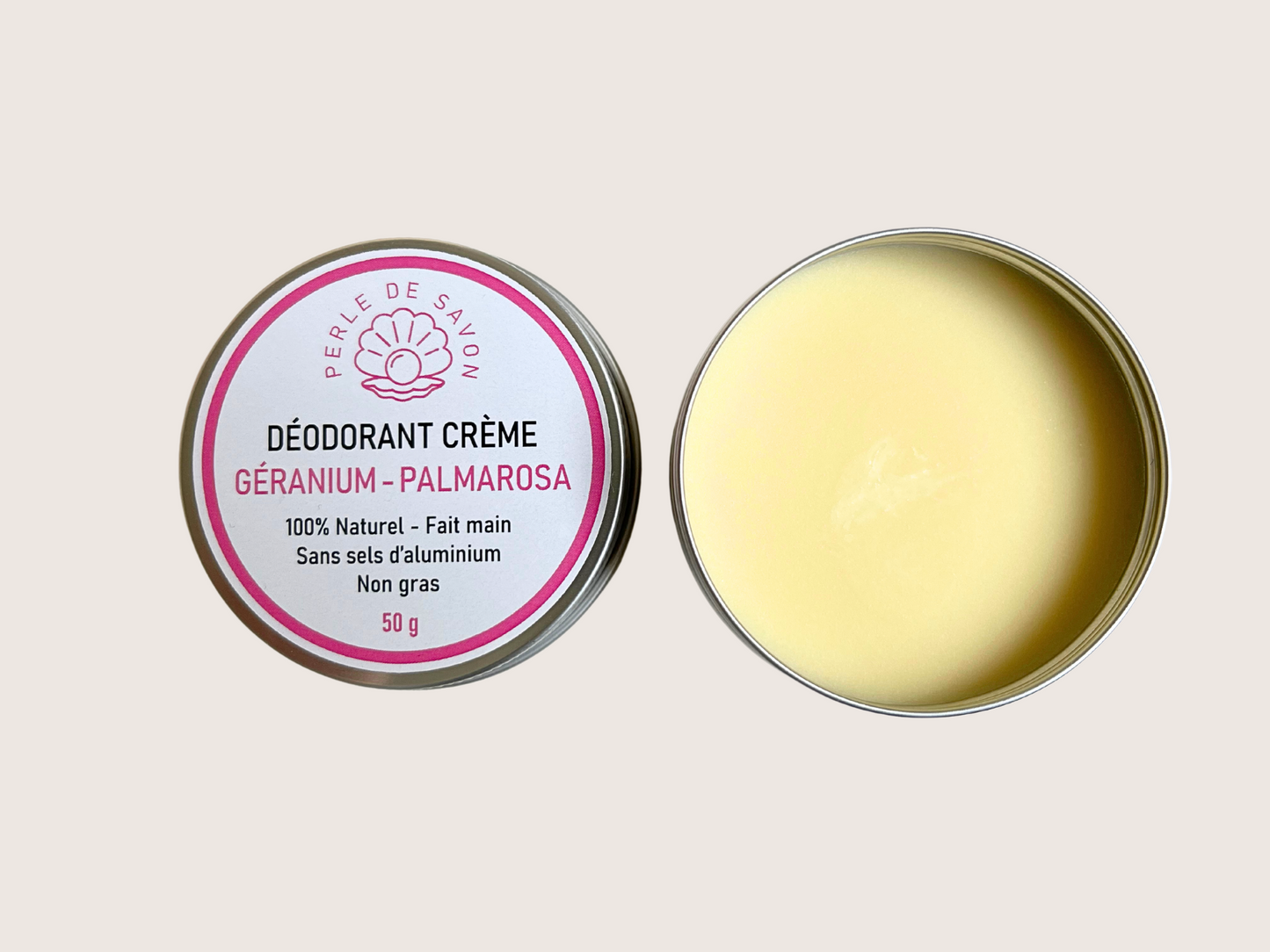 Déodorant crème Géranium-Palmarosa