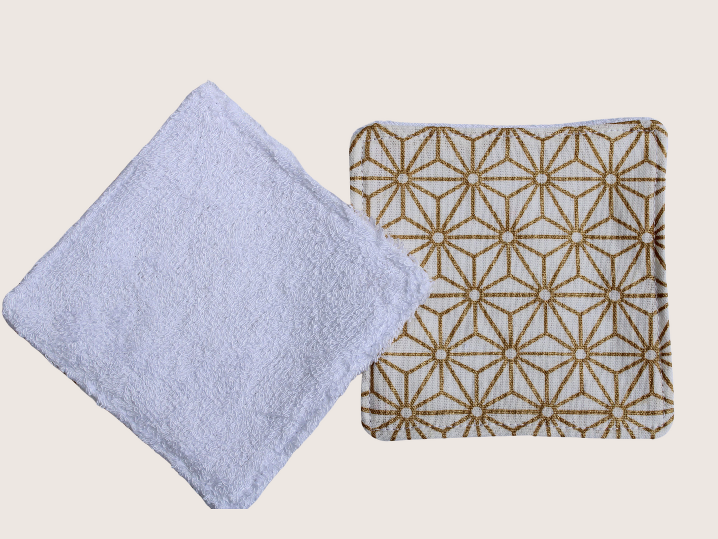 Lingettes en coton lavables
