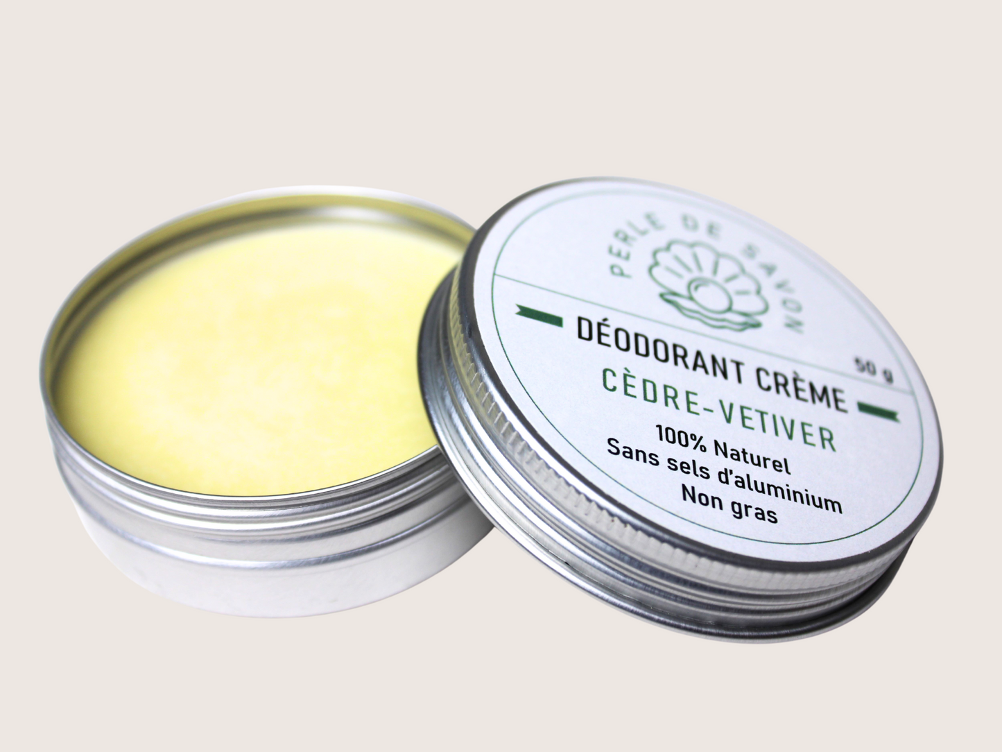 Déodorant crème Cèdre-Vétiver